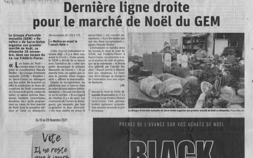 Marchés de Noël et fête de fin d’année 2021